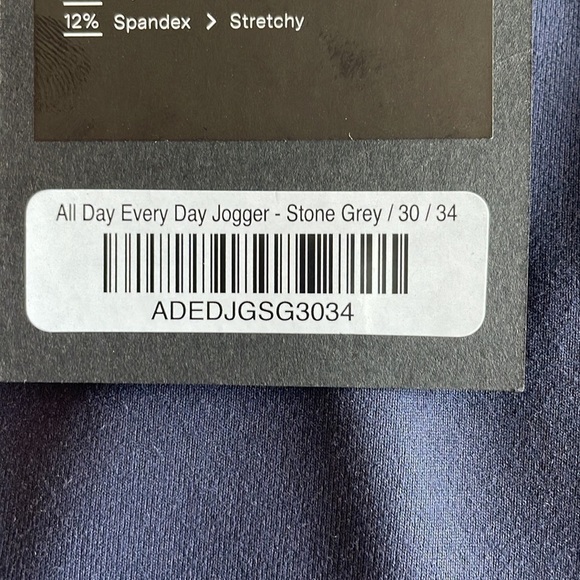 Public Rec All Day Every Day Jogger Pants Stone Grey 30 - Picture 8 of 12